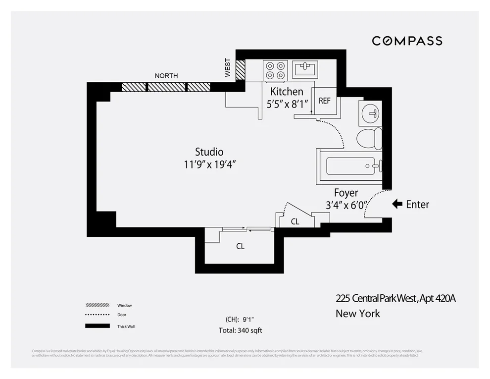 Unit for sale at 225 Central Park W, Manhattan, NY 10024