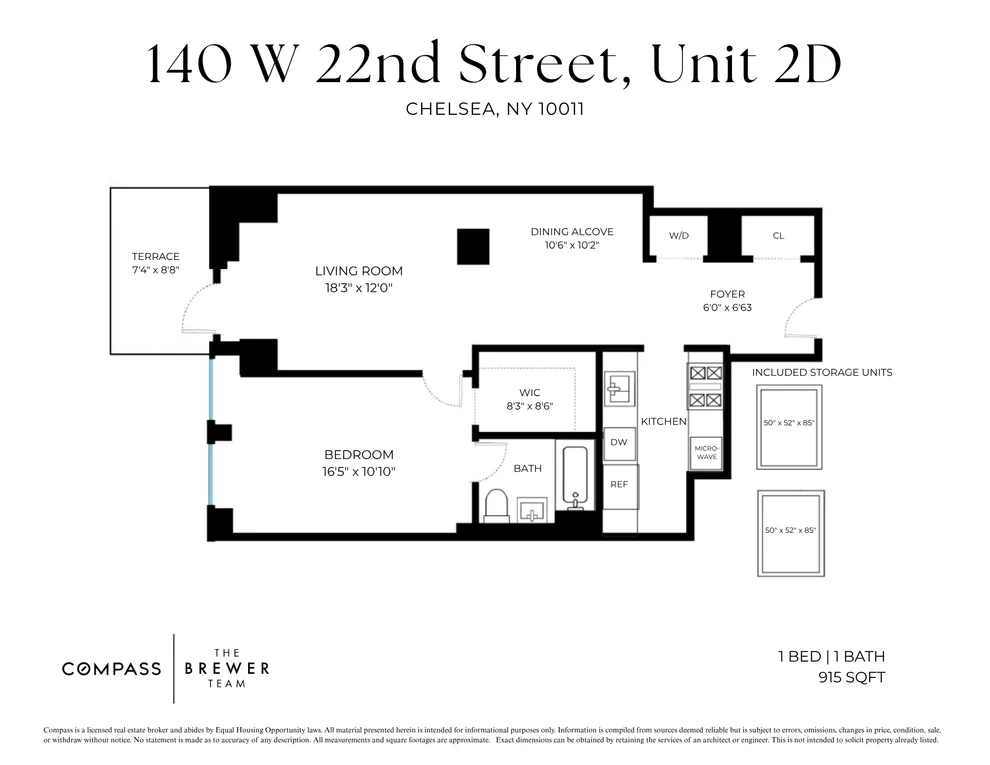Unit for sale at 140 W 22nd Street, Manhattan, NY 10011