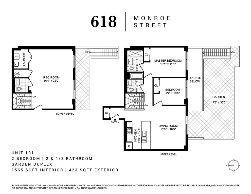 Unit for sale at 618 Monroe Street, Brooklyn, NY 11221