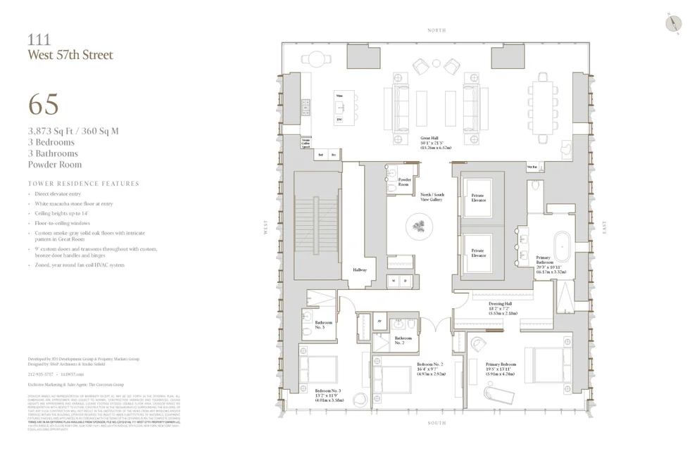 Unit for sale at 111 W 57TH Street, Manhattan, NY 10019