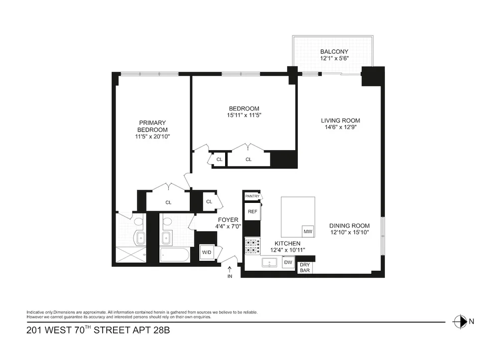 Unit for sale at 201 W 70TH Street, Manhattan, NY 10023