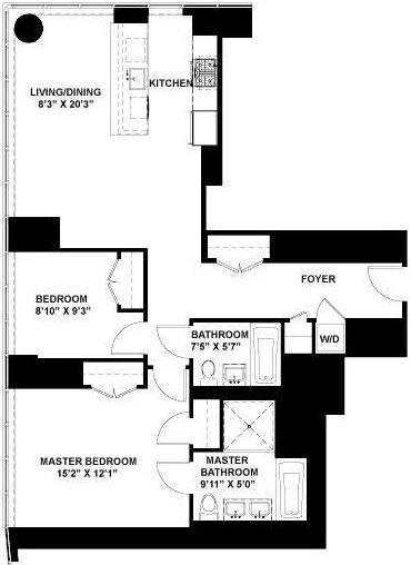 Unit for sale at 1 NORTHSIDE PIERS, Brooklyn, NY 11211