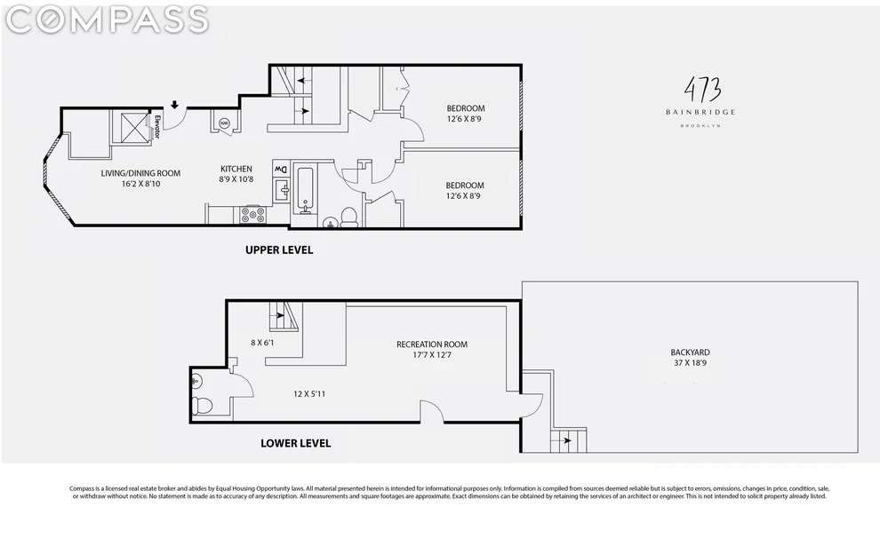Unit for sale at 473 Bainbridge Street, Brooklyn, NY 11233