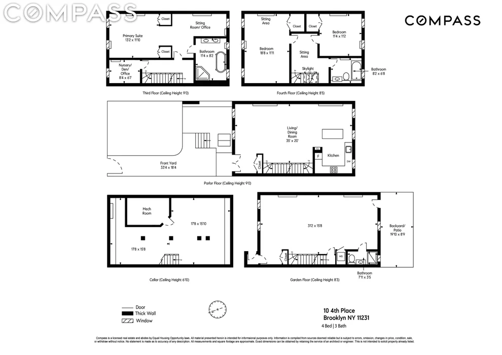 Unit for sale at 10 4th Place, Brooklyn, NY 11231