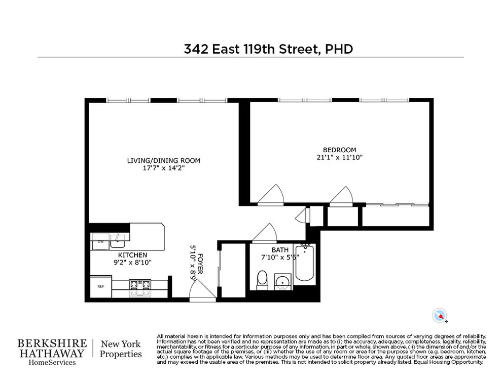 Unit for sale at 342 E 119TH Street, Manhattan, NY 10035