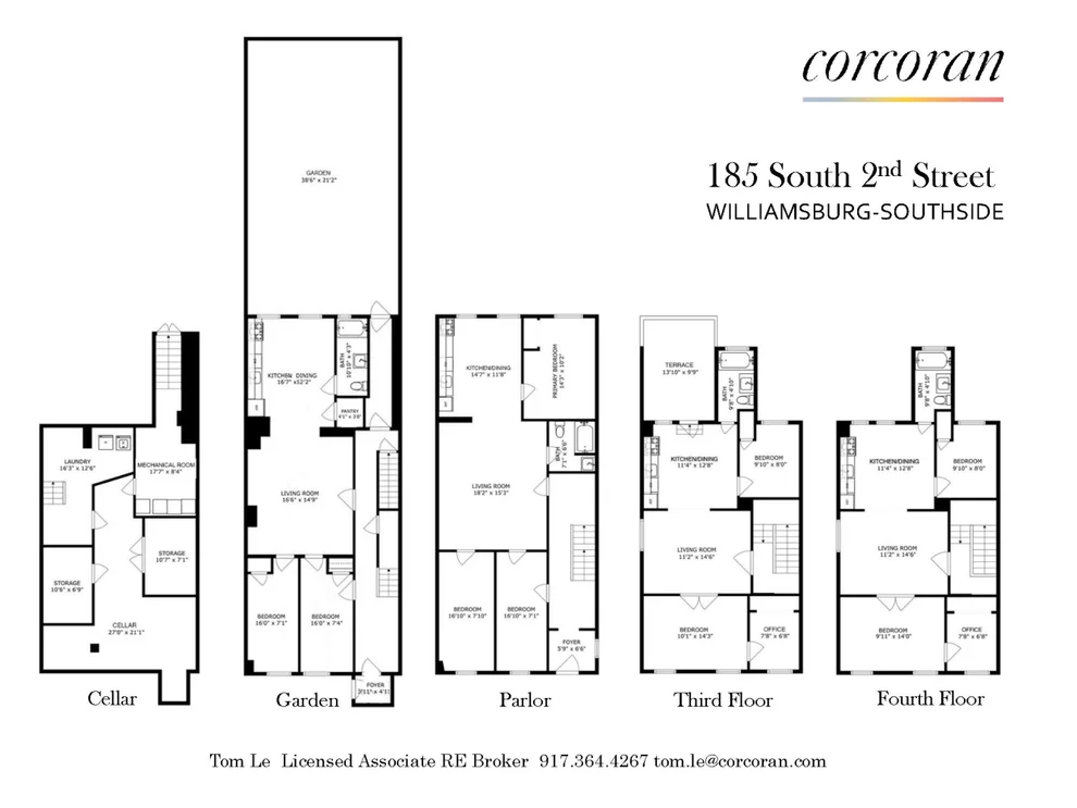 Unit for sale at 185 S 2ND Street, Brooklyn, NY 11211