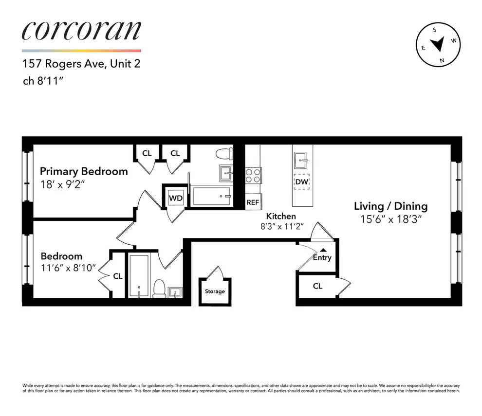Unit for sale at 157 ROGERS Avenue, Brooklyn, NY 11216