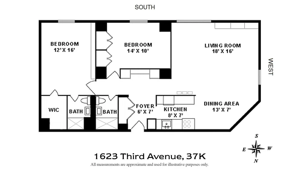 Unit for sale at 1623-1641 3RD Avenue, Manhattan, NY 10128