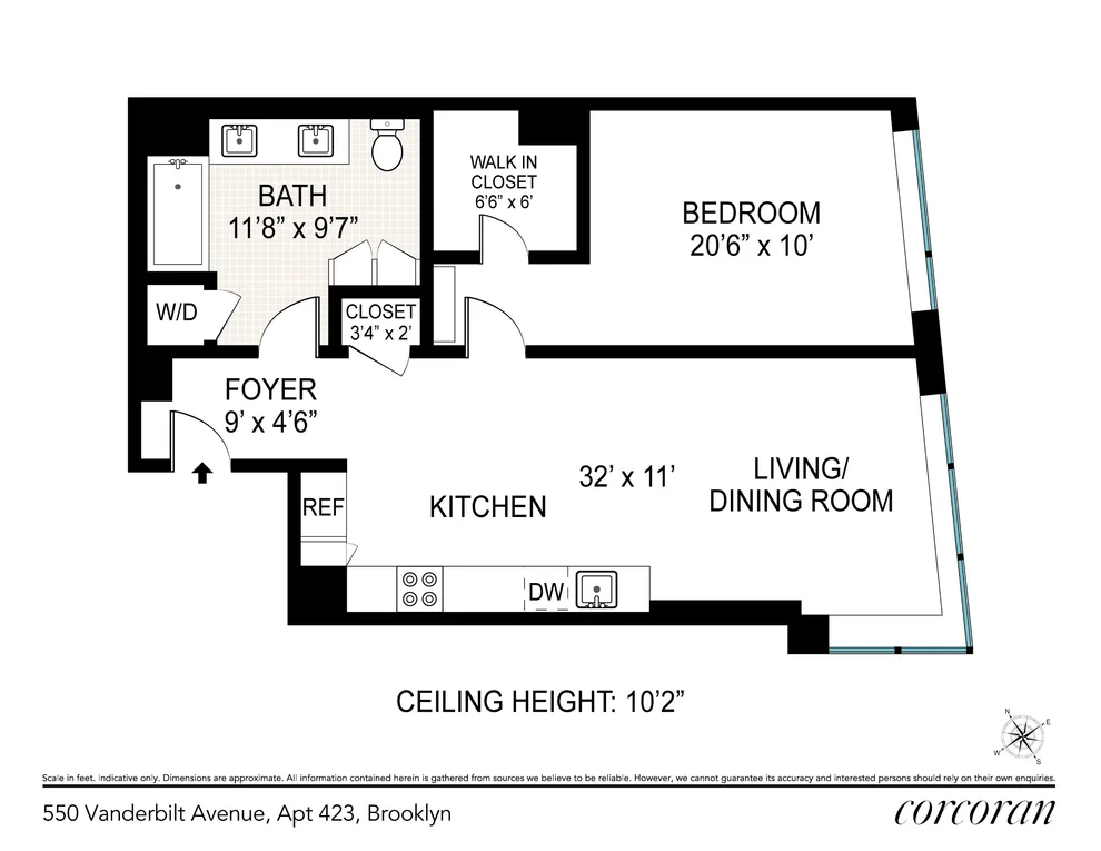 Unit for sale at 550 VANDERBILT Avenue, Brooklyn, NY 11238