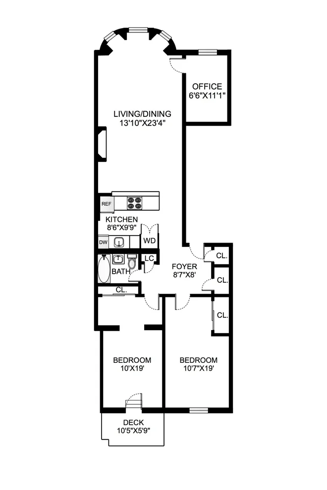 Unit for sale at 214 St Johns Place, Brooklyn, NY 11217