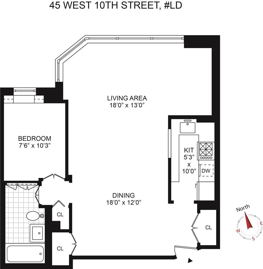 Unit for sale at 45 W 10th Street, Manhattan, NY 10011