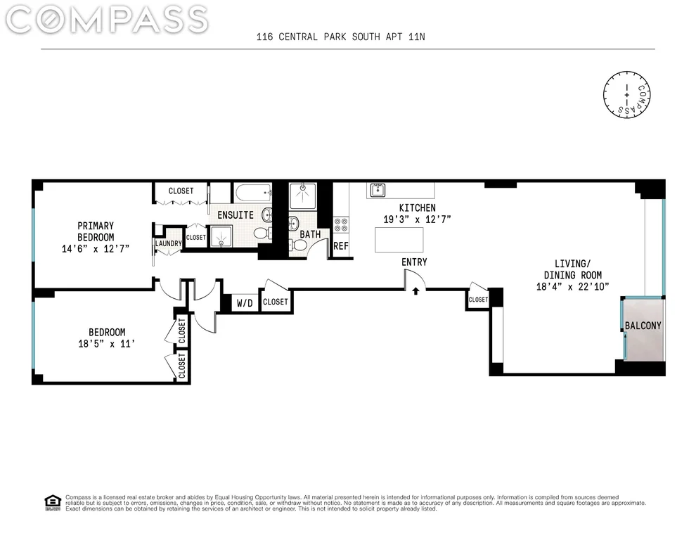 Unit for sale at 116 Central Park S, Manhattan, NY 10019