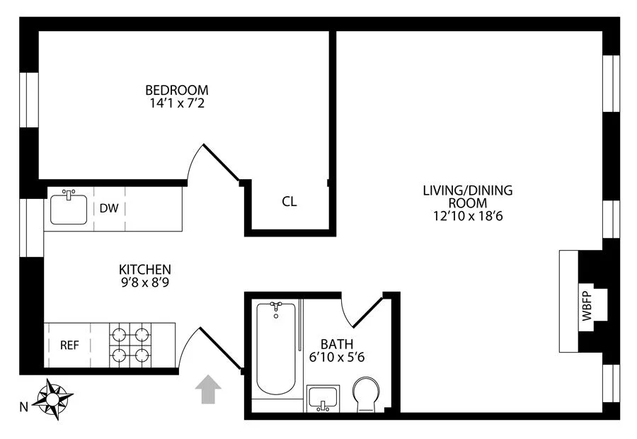 Unit for sale at 404 W 48th Street, Manhattan, NY 10036