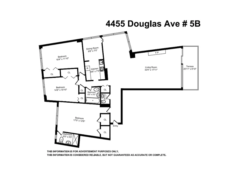 Unit for sale at 4455 DOUGLAS Avenue, Bronx, NY 10463
