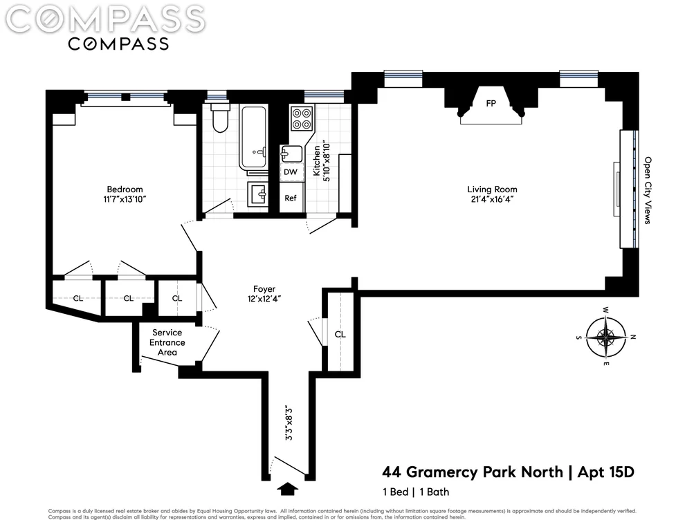 Unit for sale at 44 Gramercy Park N, Manhattan, NY 10010
