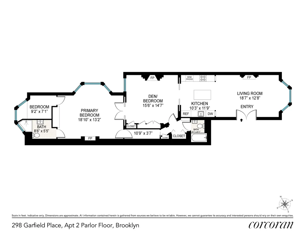 Unit for sale at 298 GARFIELD Place, Brooklyn, NY 11215