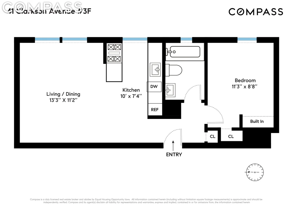Unit for sale at 41 Clarkson Avenue, Brooklyn, NY 11226
