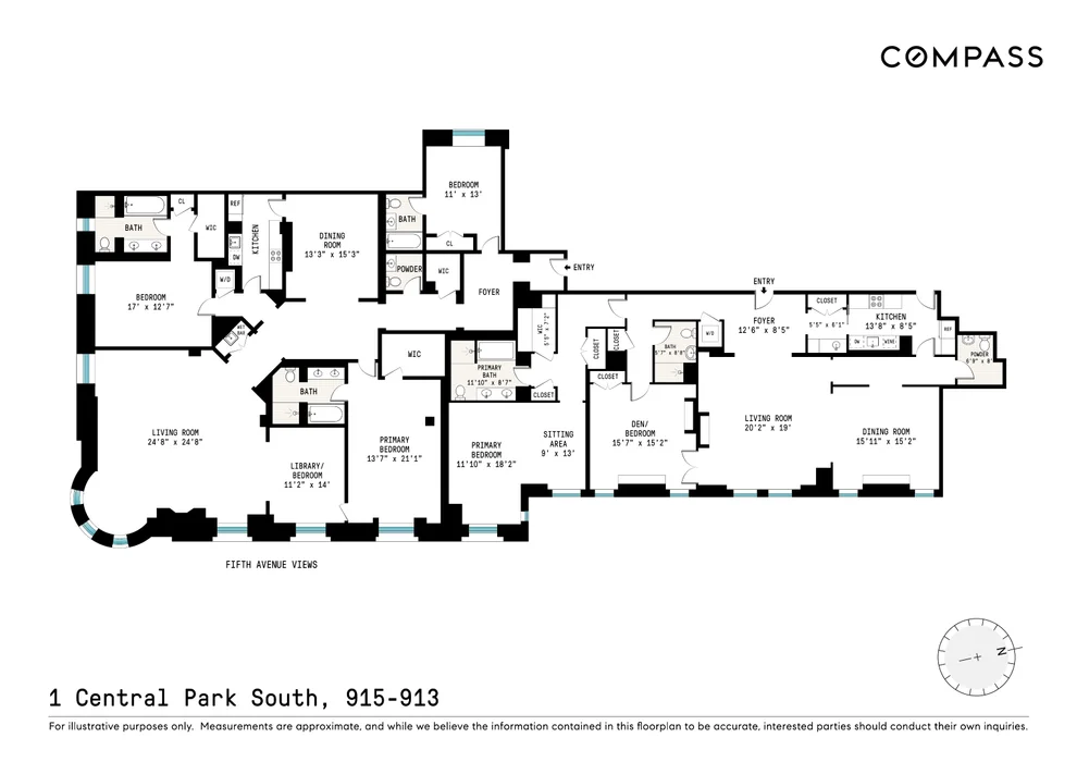 Unit for sale at 1 Central Park S, Manhattan, NY 10019