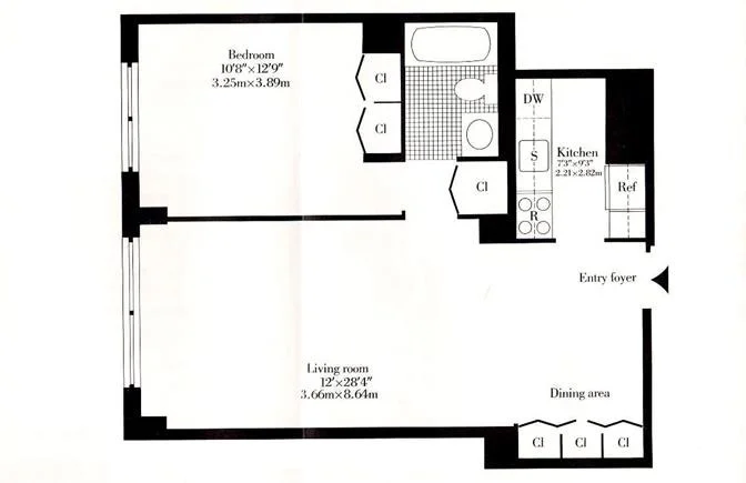 Unit for sale at 347 W 57th Street, Manhattan, NY 10019