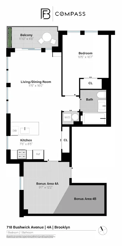 Unit for sale at 718 Bushwick Avenue, Brooklyn, NY 11221
