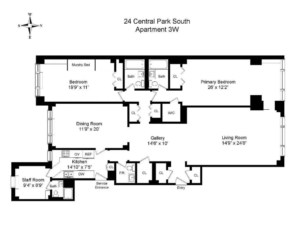 Unit for sale at 24 Central Park S, Manhattan, NY 10019