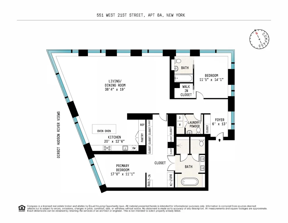 Unit for sale at 551 W 21st Street, Manhattan, NY 10011