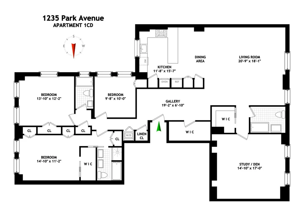 Unit for sale at 1235 PARK Avenue, Manhattan, NY 10128