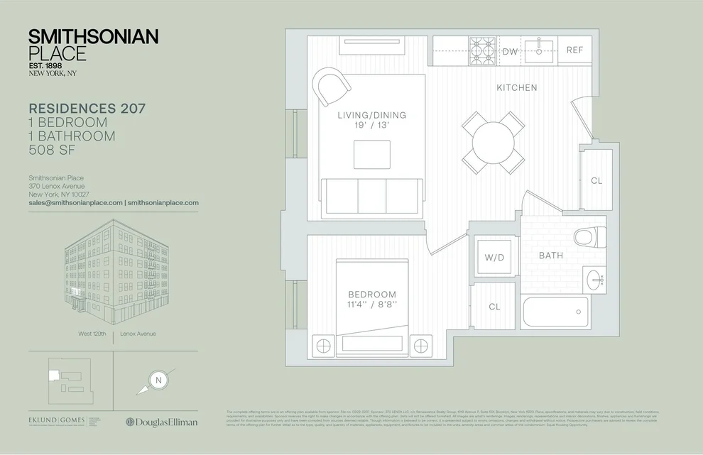 Unit for sale at 370 LENOX Avenue, Manhattan, NY 10027