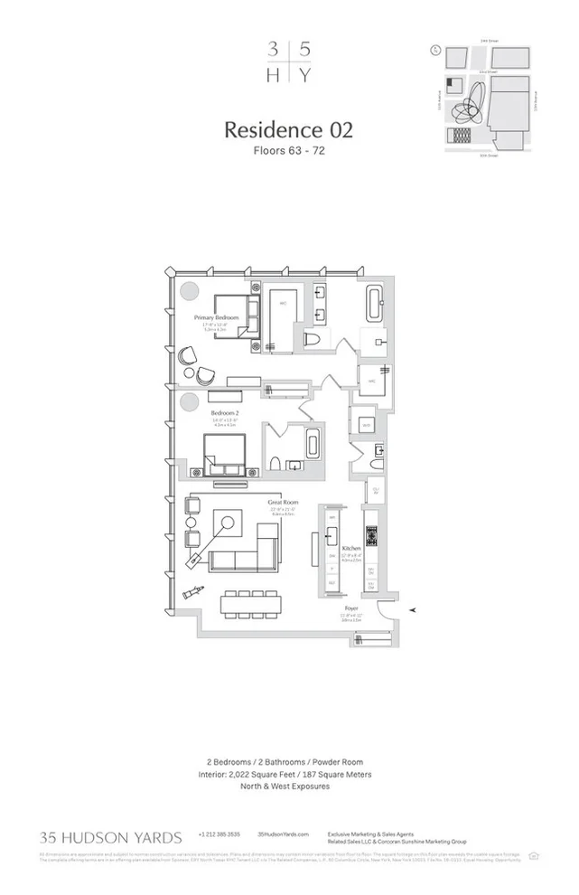 Unit for sale at 35 HUDSON YARDS, Manhattan, NY 10001