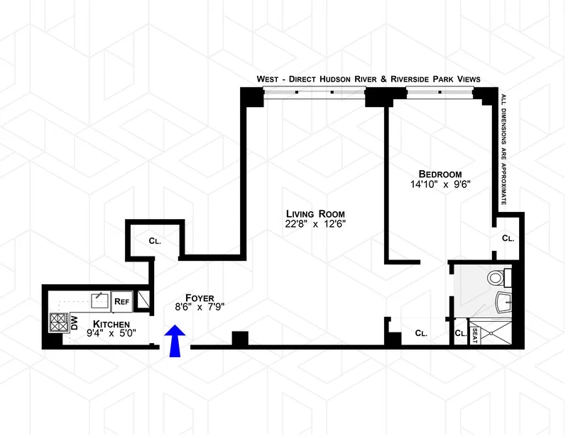 Unit for sale at 11 RIVERSIDE Drive, Manhattan, NY 10023