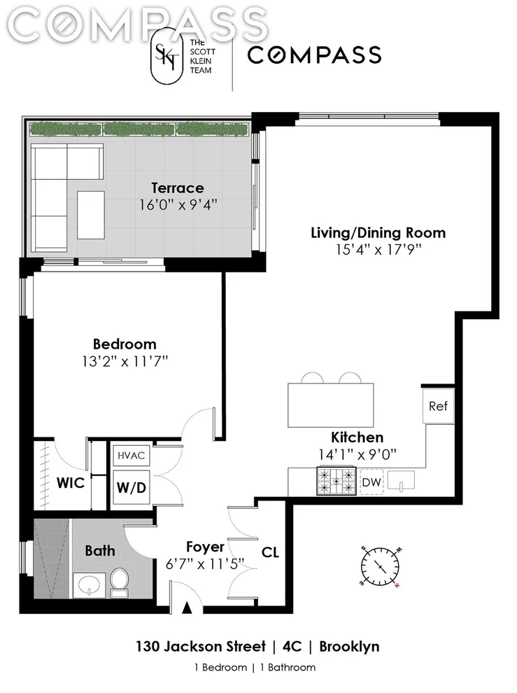 Unit for sale at 130 Jackson Street, Brooklyn, NY 11211