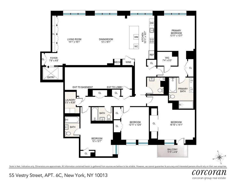 Unit for sale at 55 VESTRY Street, Manhattan, NY 10013