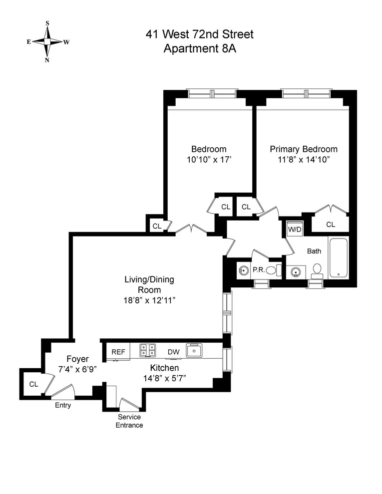 Unit for sale at 41 W 72ND Street, Manhattan, NY 10023