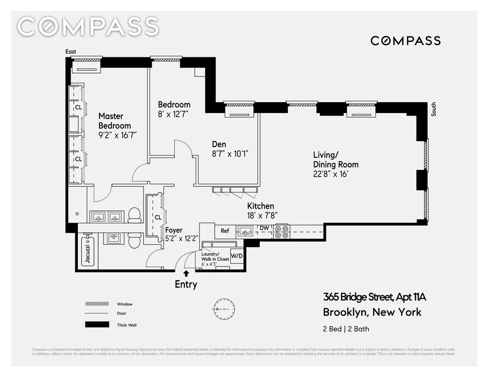 Unit for sale at 365 Bridge Street, Brooklyn, NY 11201