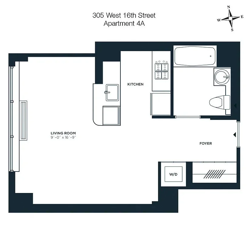 Unit for sale at 305 W 16TH Street, Manhattan, NY 10011