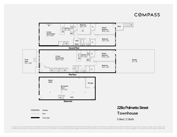 Unit for sale at 228a Palmetto Street, Brooklyn, NY 11221