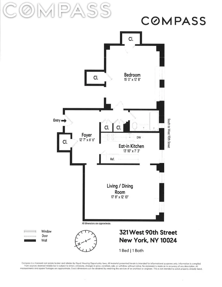 Unit for sale at 321 W 90th Street, Manhattan, NY 10024