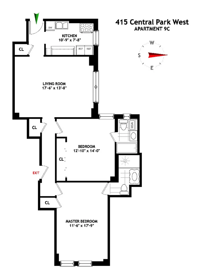 Unit for sale at 415 CENTRAL Park W, Manhattan, NY 10025