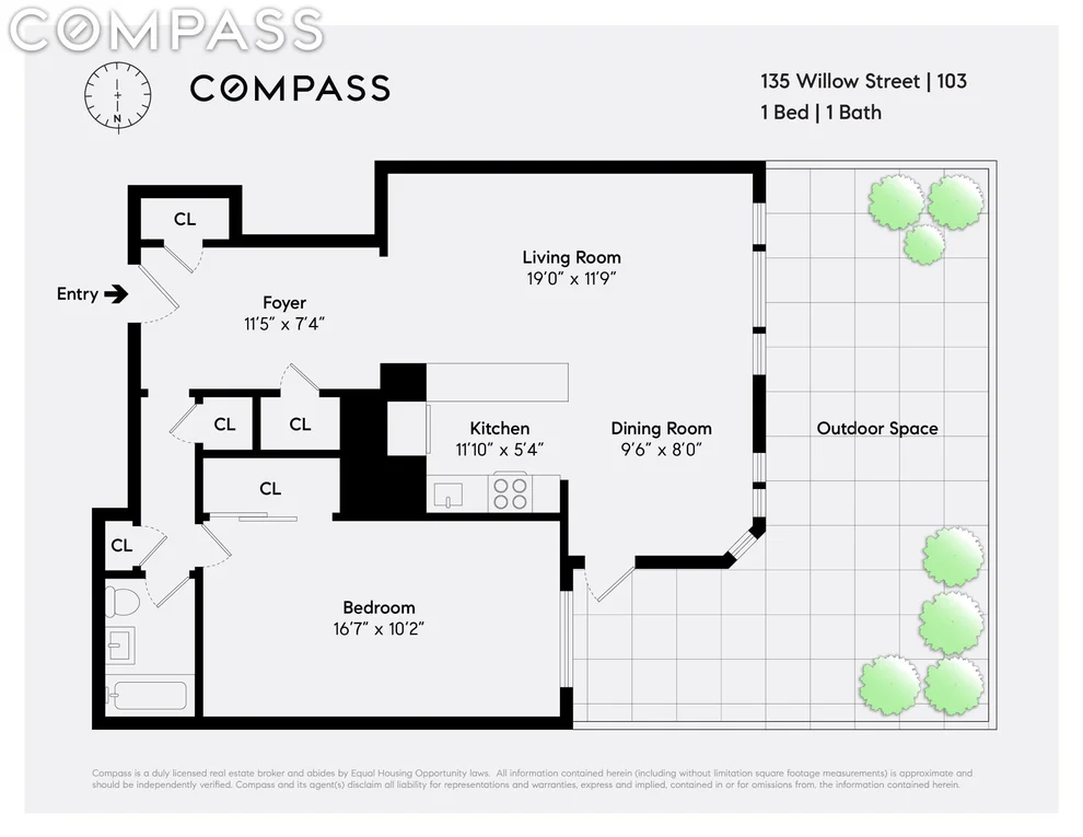 Unit for sale at 135 Willow Street, Brooklyn, NY 11201