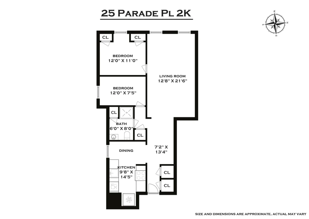 Unit for sale at 25 Parade Place, Brooklyn, NY 11226