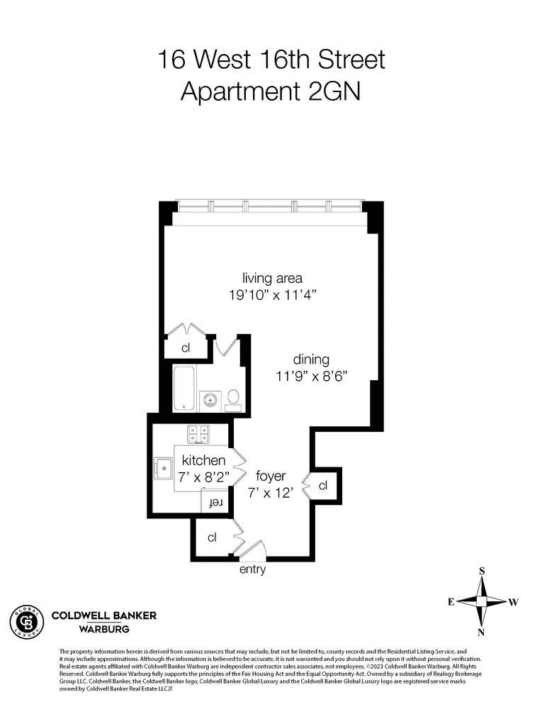 Unit for sale at 16 W 16TH Street, Manhattan, NY 10011