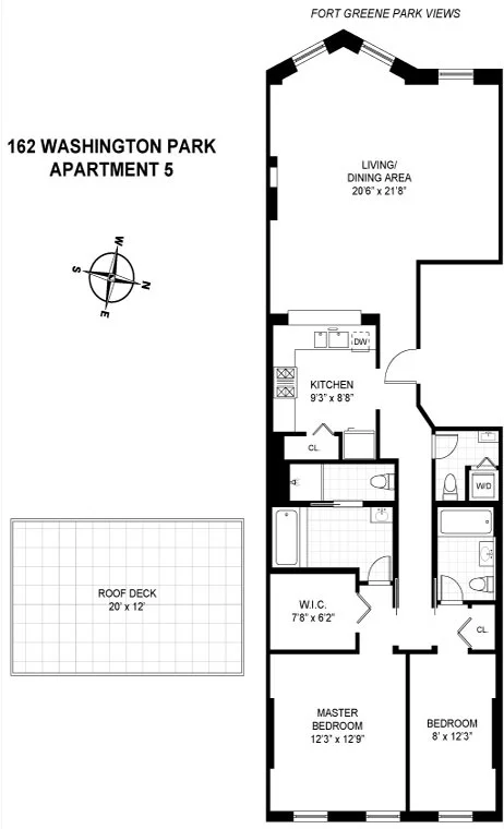 Unit for sale at 162 Washington Park, Brooklyn, NY 11205