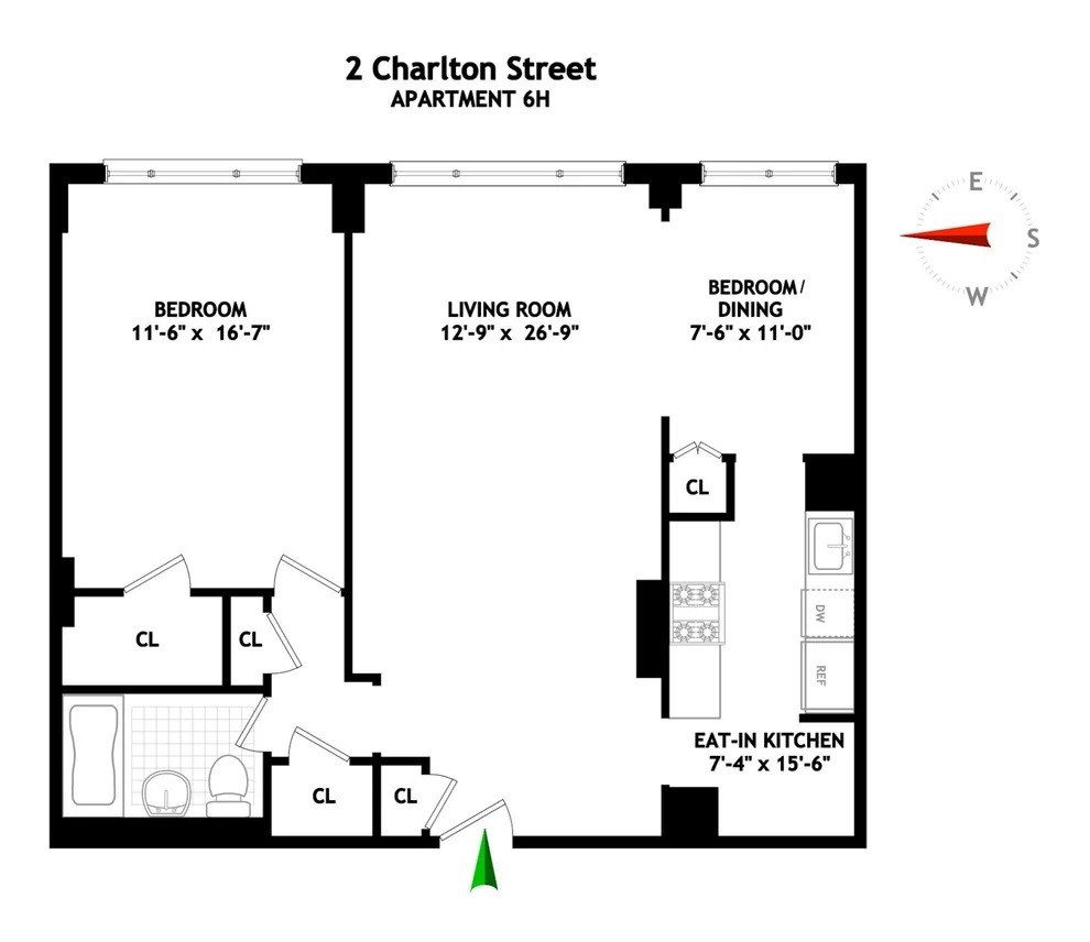 Unit for sale at 2 CHARLTON Street, Manhattan, NY 10013