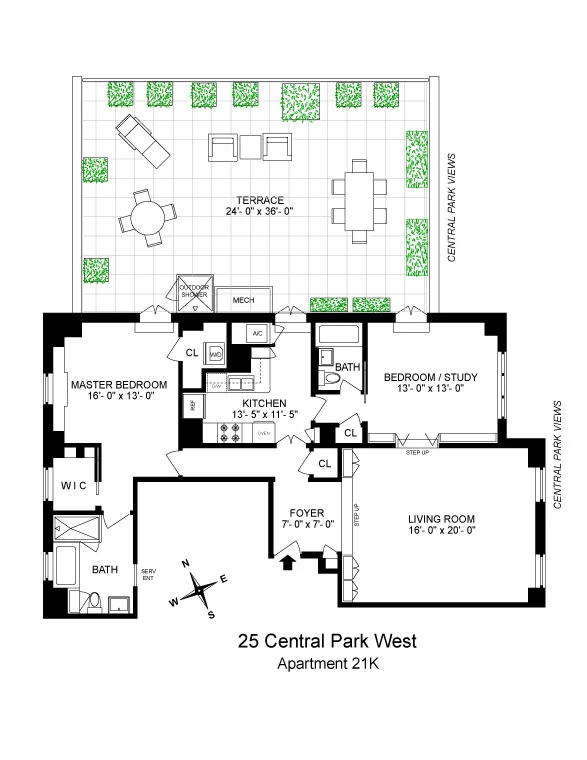 Unit for sale at 25 Central Park W, Manhattan, NY 10023