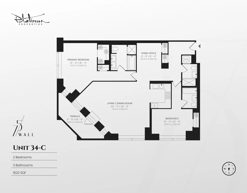 Unit for sale at 75 WALL Street, Manhattan, NY 10005