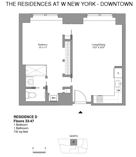 Unit for sale at 123 WASHINGTON Street, Manhattan, NY 10006