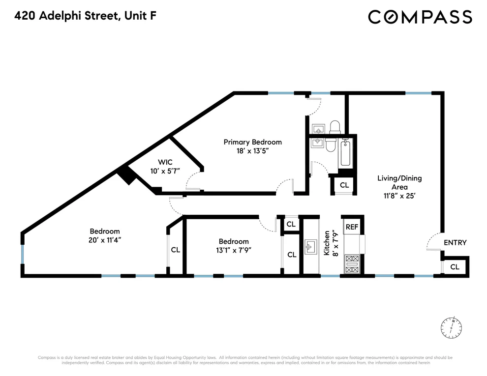 Unit for sale at 420 Adelphi Street, Brooklyn, NY 11238