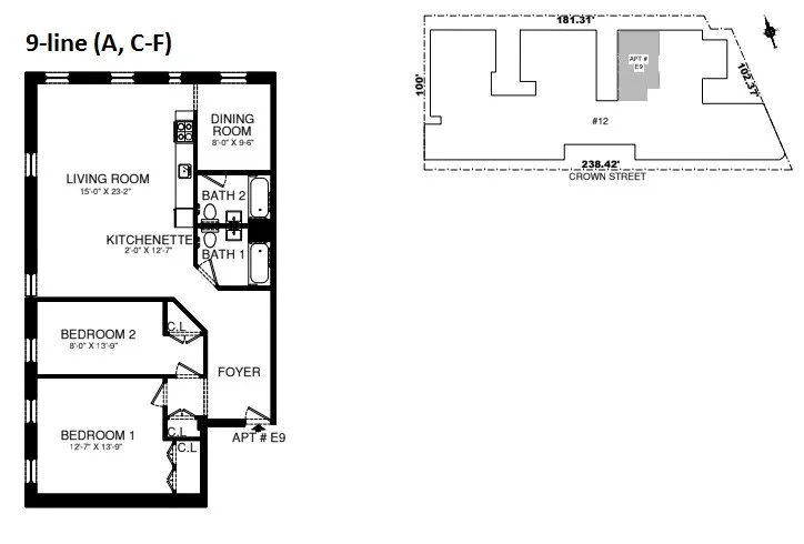 Unit for sale at 12 Crown Street, Brooklyn, NY 11225