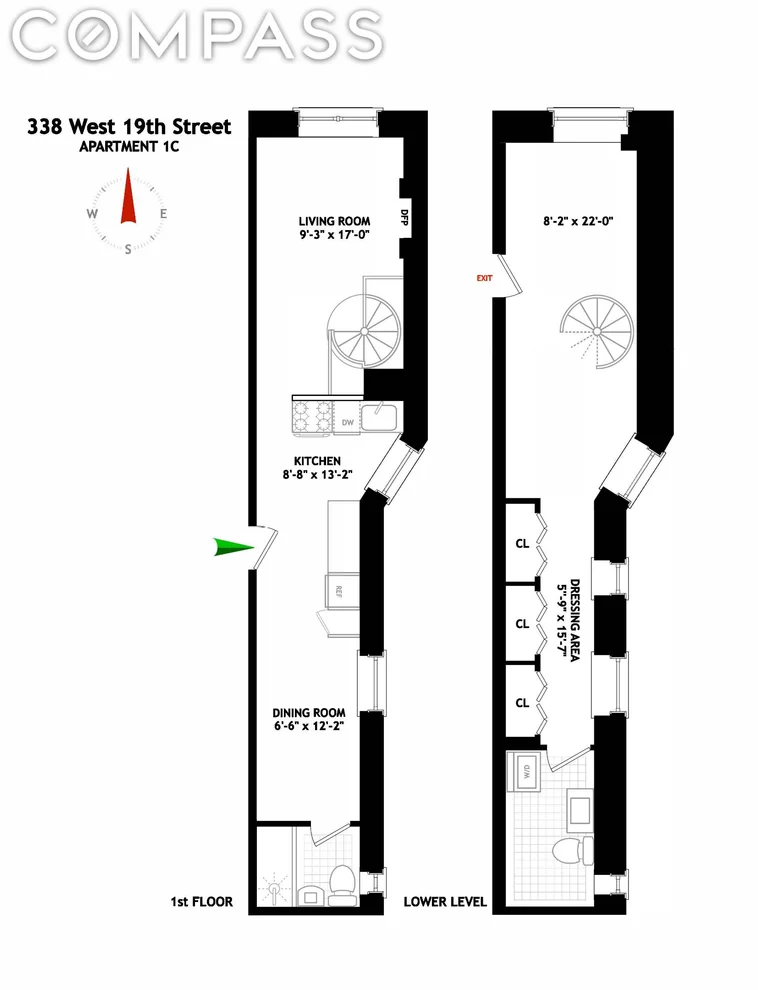 Unit for sale at 338 W 19th Street, Manhattan, NY 10011