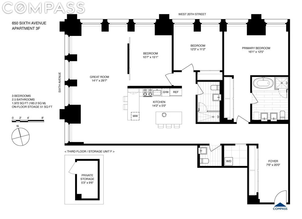 Unit for sale at 650 6th Avenue, Manhattan, NY 10011